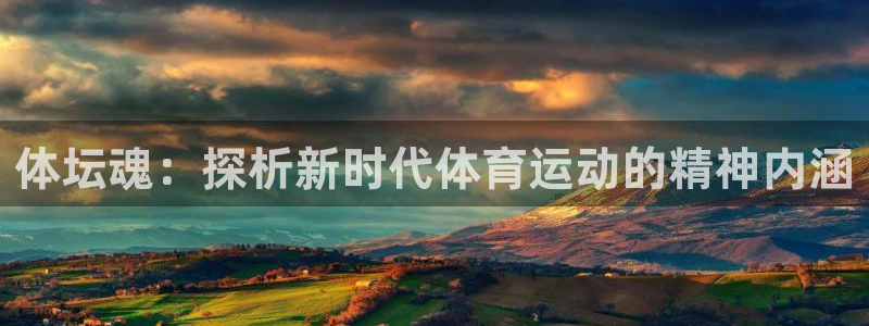 3377体育官网下载招商电话是多少：体坛魂：探析新时代体育运