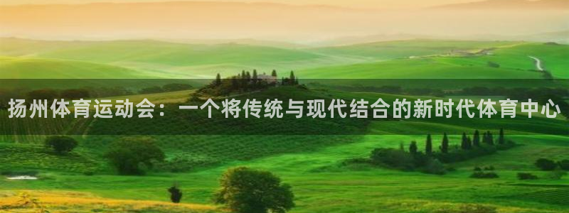  3377体育可信吗：扬州体育运动会：一个将传统与现代结合的新