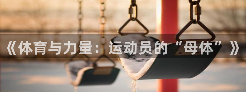 3377体育是诈骗吗：《体育与力量：运动员的“母体”》